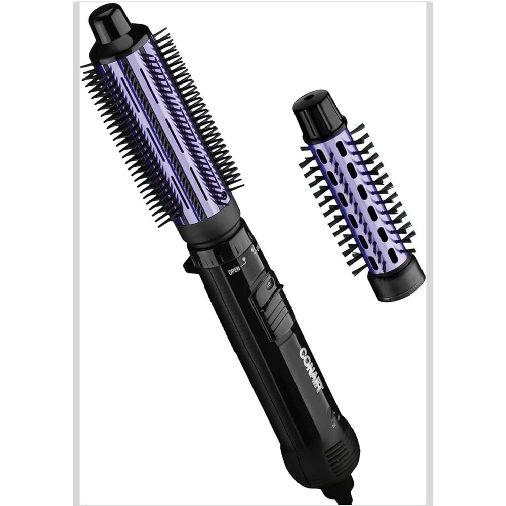 Conair Hot Air Styler Voluminous Curls & Waves 1.5" Curling & 1" Bristle Brushes - Picture 2 of 16